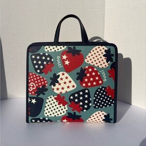 Gucci Girls Strawberry Tote Bag